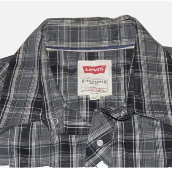 New Levi's Barstow Western Shirt Men's Size XL Regular Fit - Picture 2 of 10